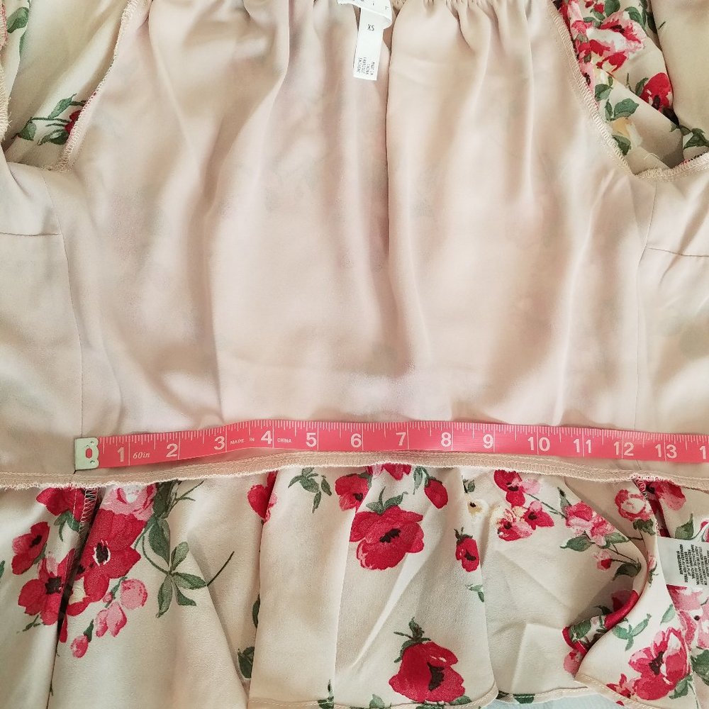 Leith Nordstrom, New Floral Wrap Top, Pink/Blush - Picture 6 of 8